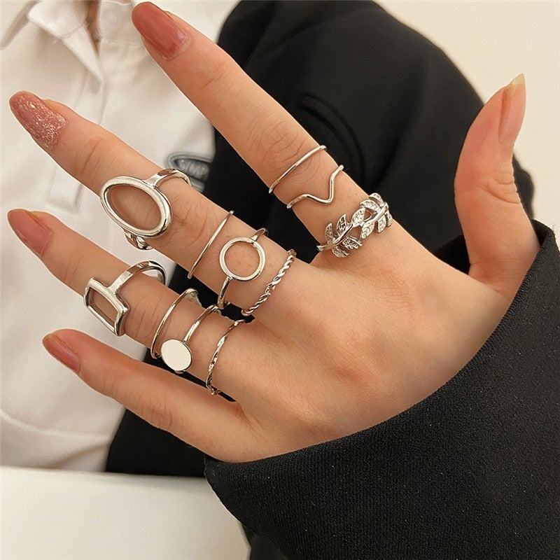 Pack 11 Vintage Silver Rings (BUY 1 GET 1 FREE)