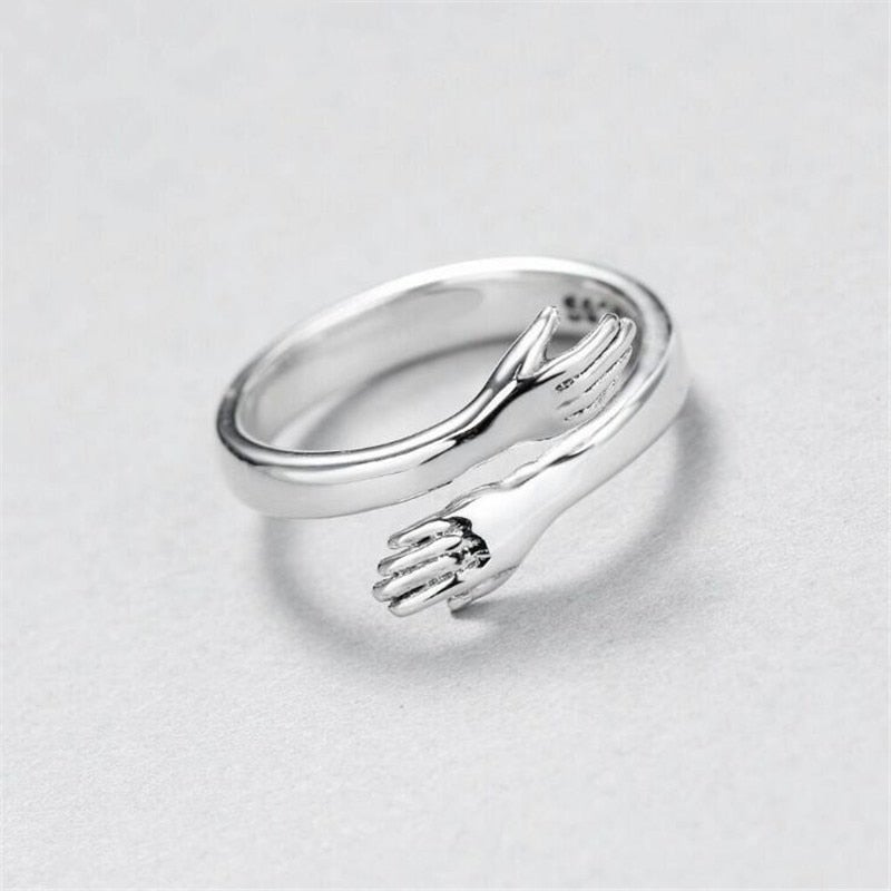 Silver Adjustable Hug Ring (BUY 1 GET 1 FREE)