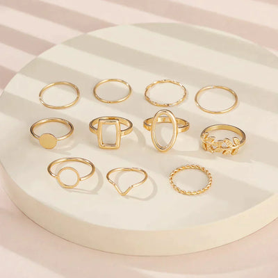 Pack 11 Vintage Silver Rings (BUY 1 GET 1 FREE)