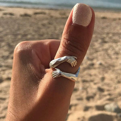 Silver Adjustable Hug Ring (BUY 1 GET 1 FREE)