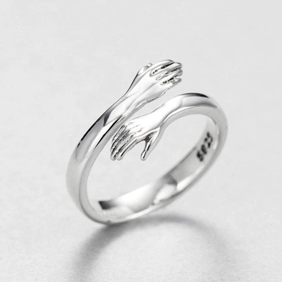 Silver Adjustable Hug Ring (BUY 1 GET 1 FREE)