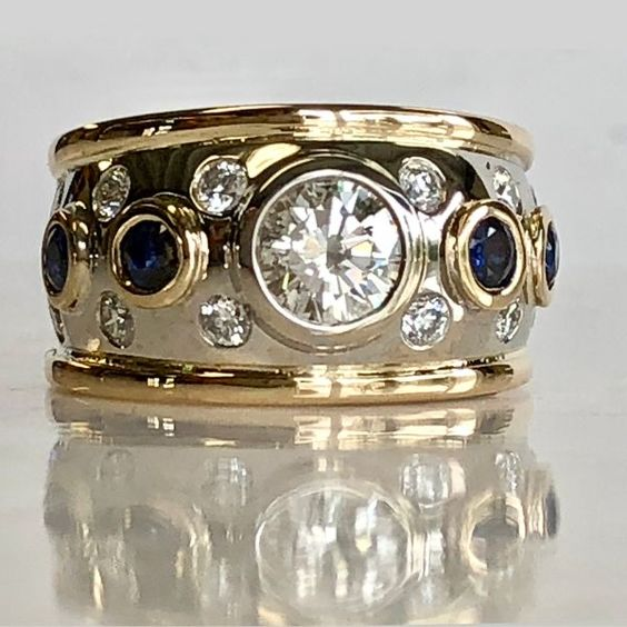 Vintage Golden Inlaid Zirconia Ring (BUY 1 GET 1 FREE)